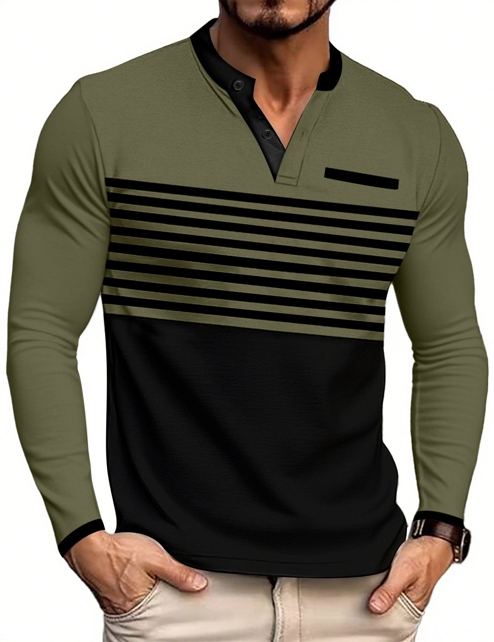 Long sleeved sports T-shirt