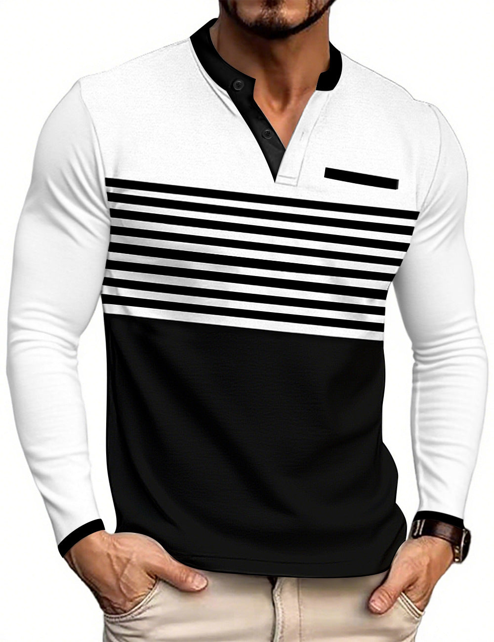 Long sleeved sports T-shirt